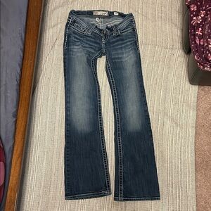 BKE Dark Blue Flare Jeans